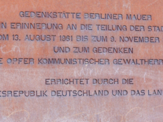 Gedenkstätte Berliner Mauer an der Bernauer Straße Gedenkstätte Berliner Mauer an der Bernauer Straße