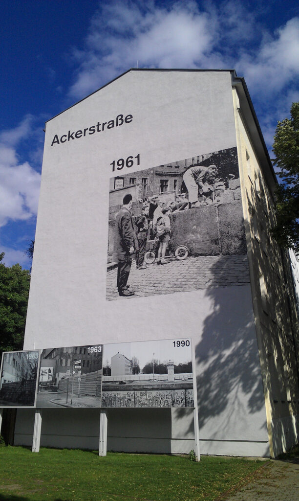 Gedenkst&auml;tte Berliner Mauer an der Bernauer Stra&szlig;e