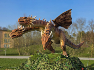Drachenlichter im Br&uuml;ckenkopfpark J&uuml;lich
