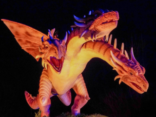 Drachenlichter im Br&uuml;ckenkopfpark J&uuml;lich